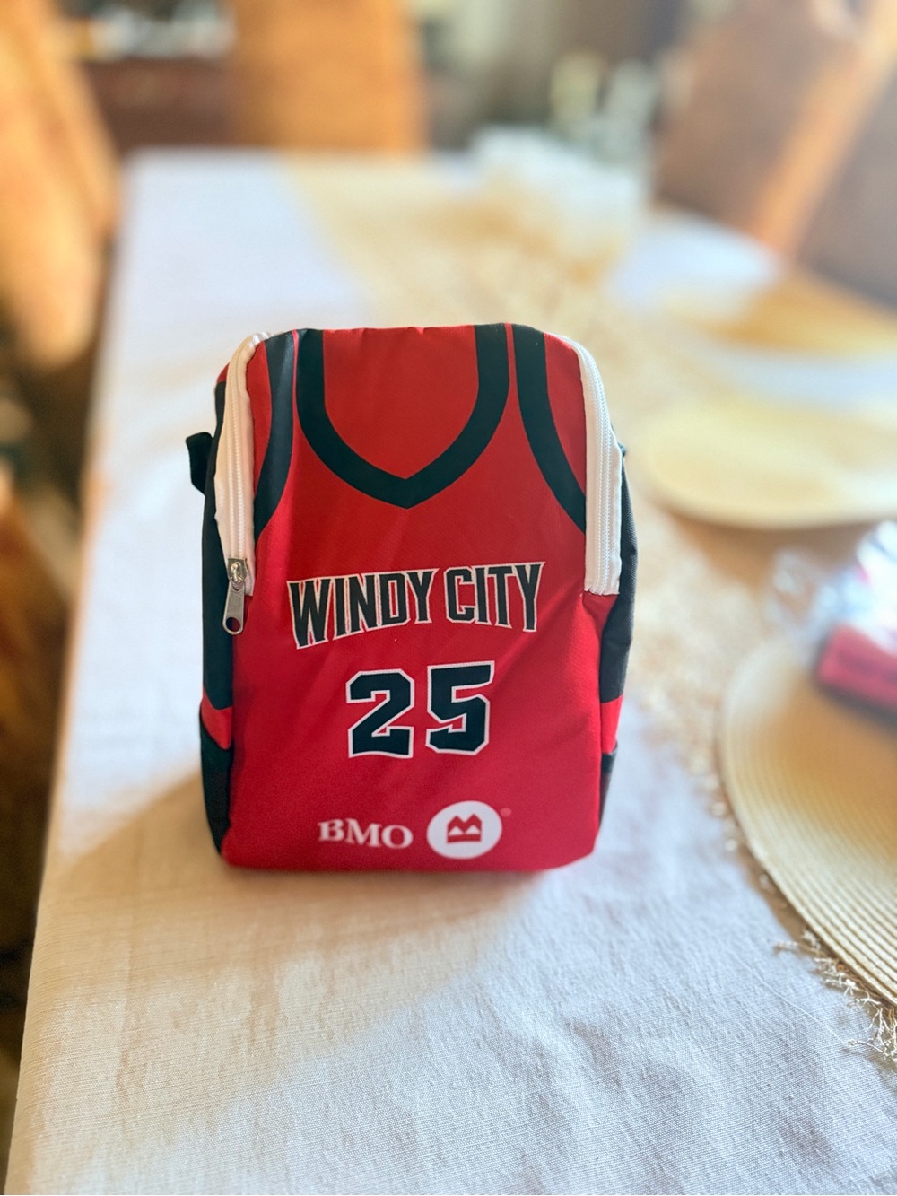 Windy City Red Toiletry Bag with 25 Graphic - Unbranded